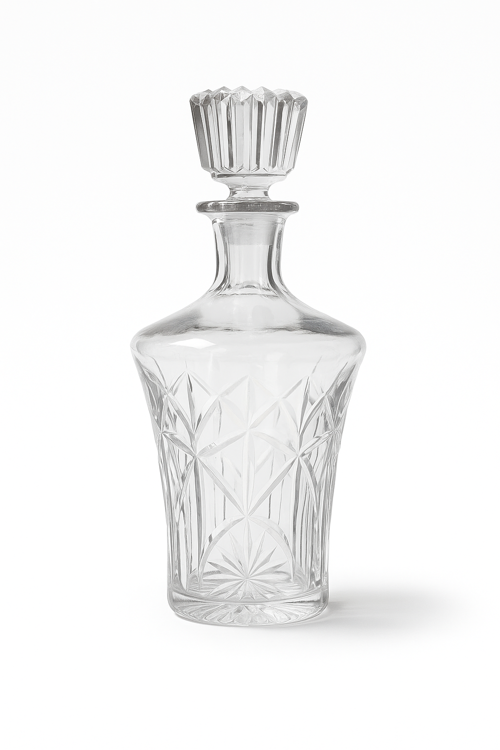 Carafe en cristal taillé