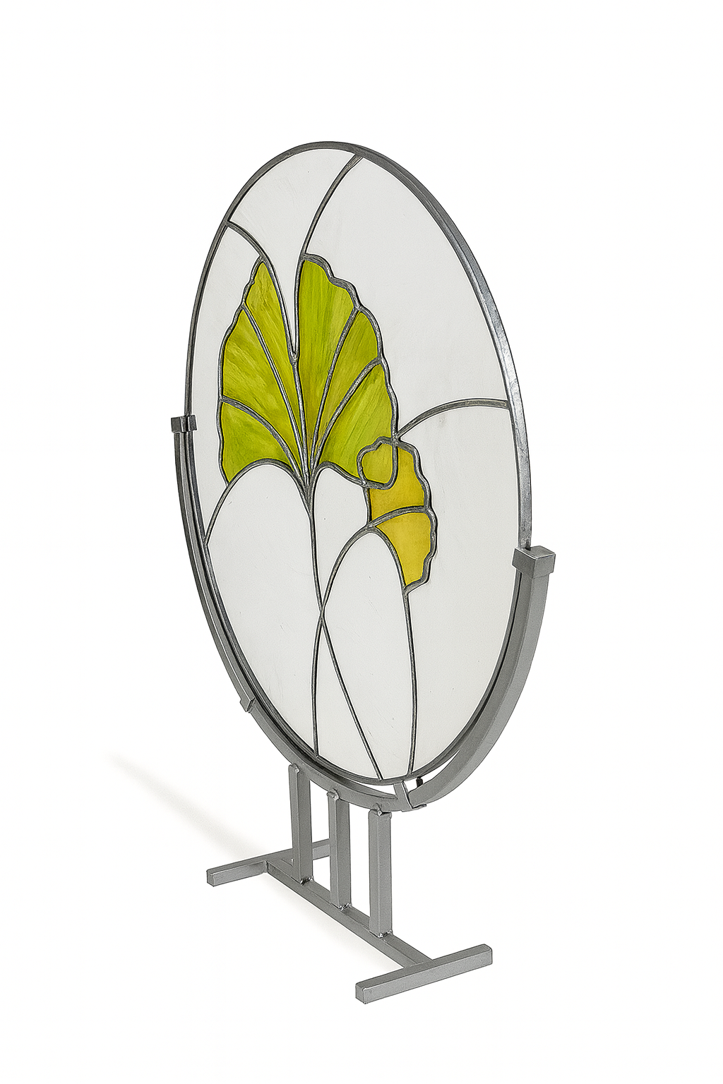 Vitrail Tiffany Feuilles de Ginkgo