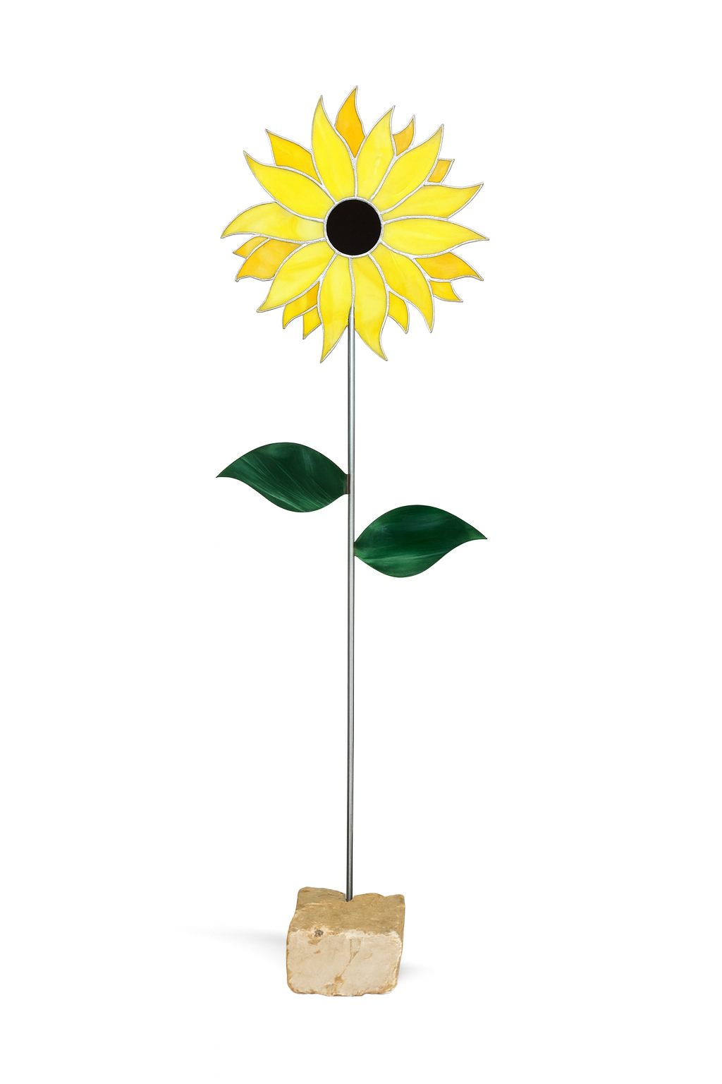 Sculpture florale Tournesol jaune