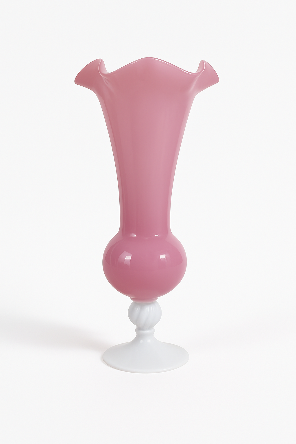 Vase en opaline Rose