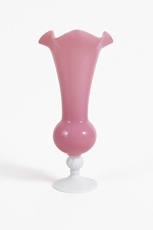 Vase en opaline Rose