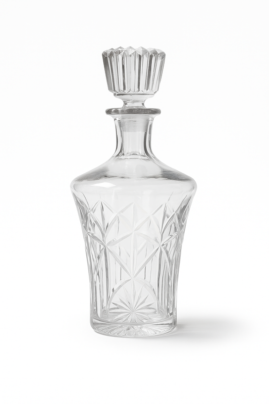 Carafe en cristal taillé